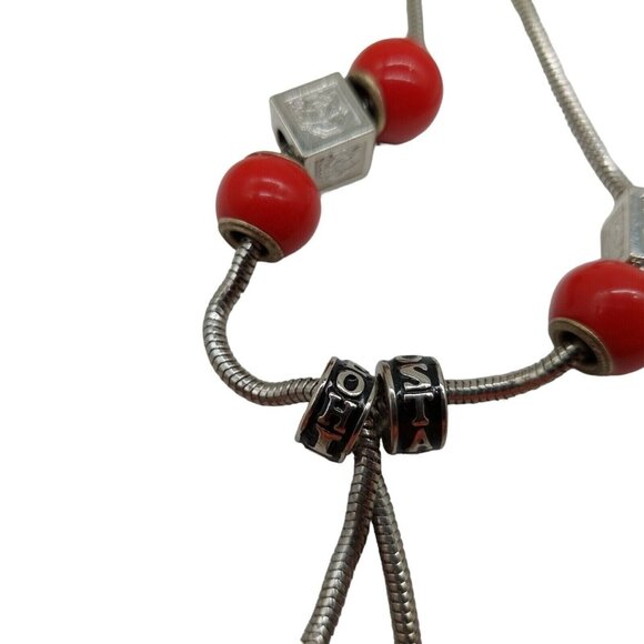 Ohio State Buckeyes 18 Inch Chain Necklace Metal Logo Charms - Picture 6 of 10